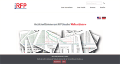 Desktop Screenshot of irfp.de