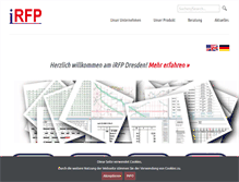 Tablet Screenshot of irfp.de